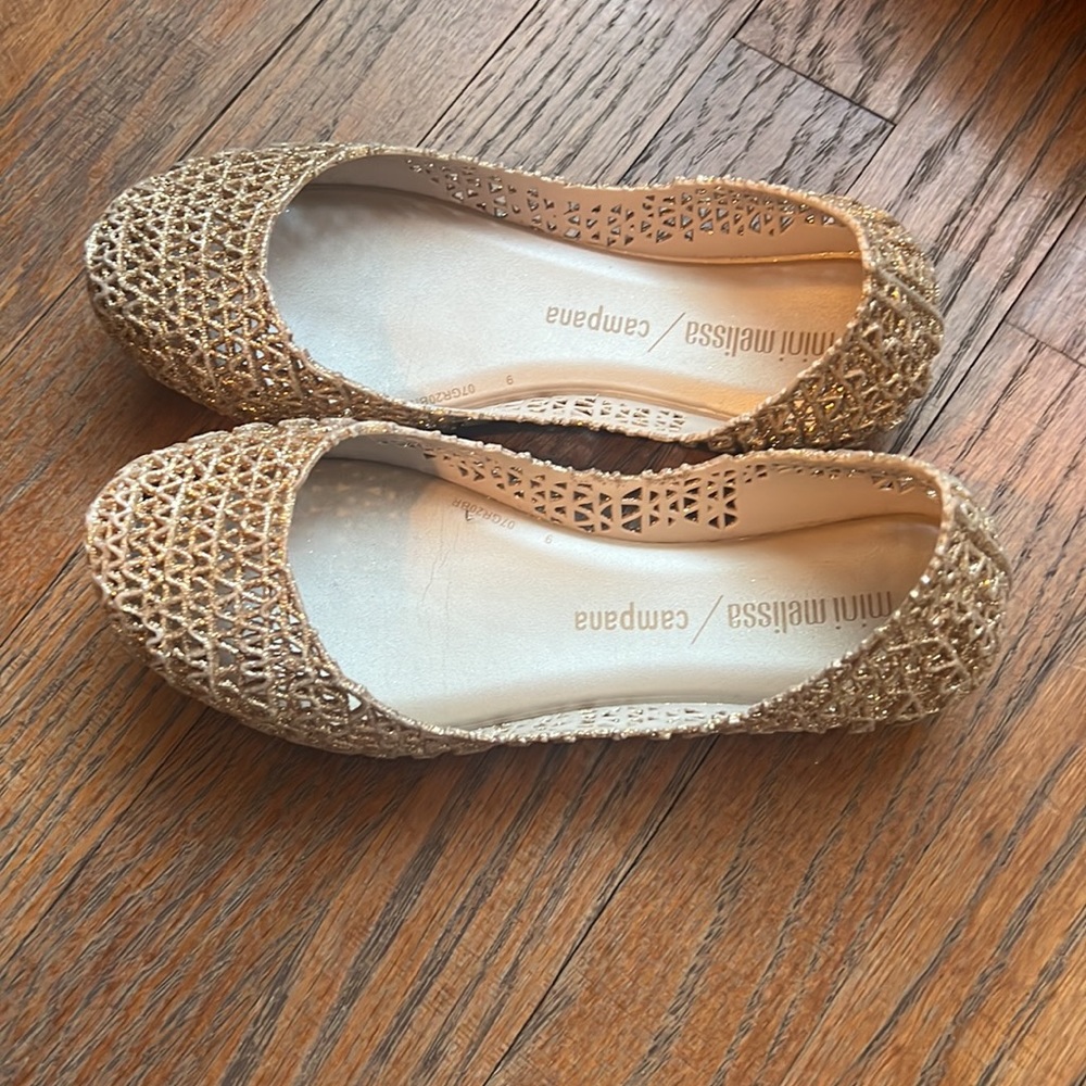 Mini Melissa Ballet Flats / size 13 / Great Condition